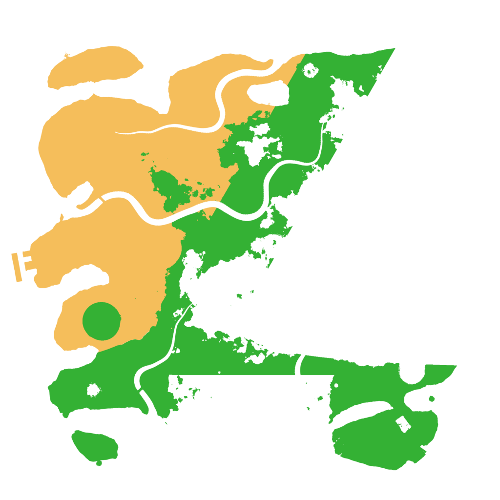 Biome Rust Map: Procedural Map, Size: 3500, Seed: 369666052