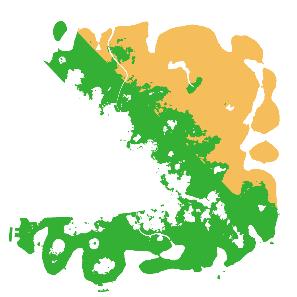 Biome Rust Map: Procedural Map, Size: 4250, Seed: 210985808