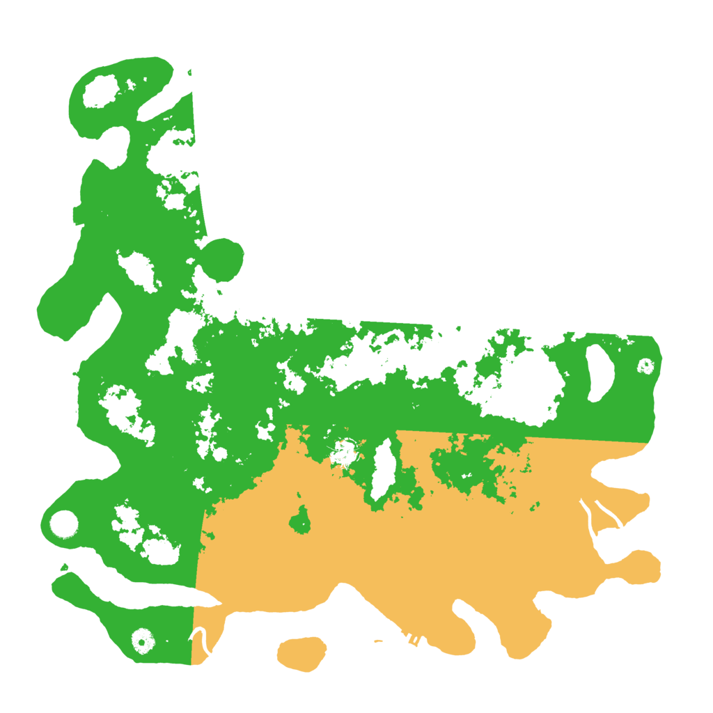 Biome Rust Map: Procedural Map, Size: 4500, Seed: 1138010168