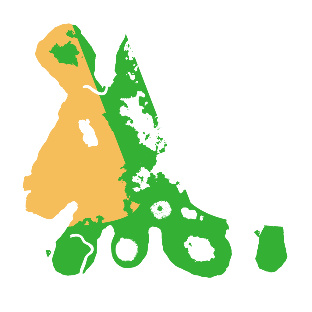 Biome Rust Map: Procedural Map, Size: 2500, Seed: 1987357638