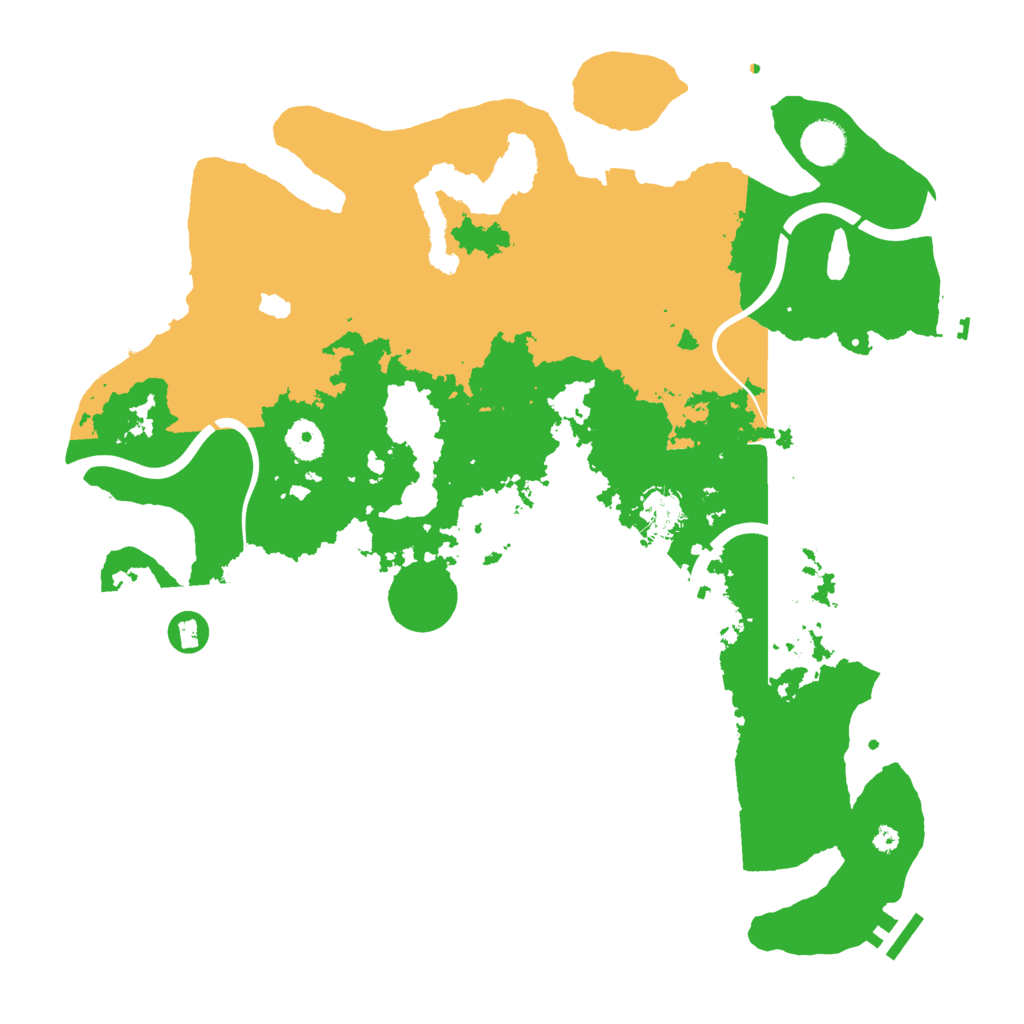 Biome Rust Map: Procedural Map, Size: 4000, Seed: 106486708