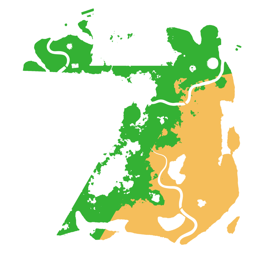 Biome Rust Map: Procedural Map, Size: 4100, Seed: 100998