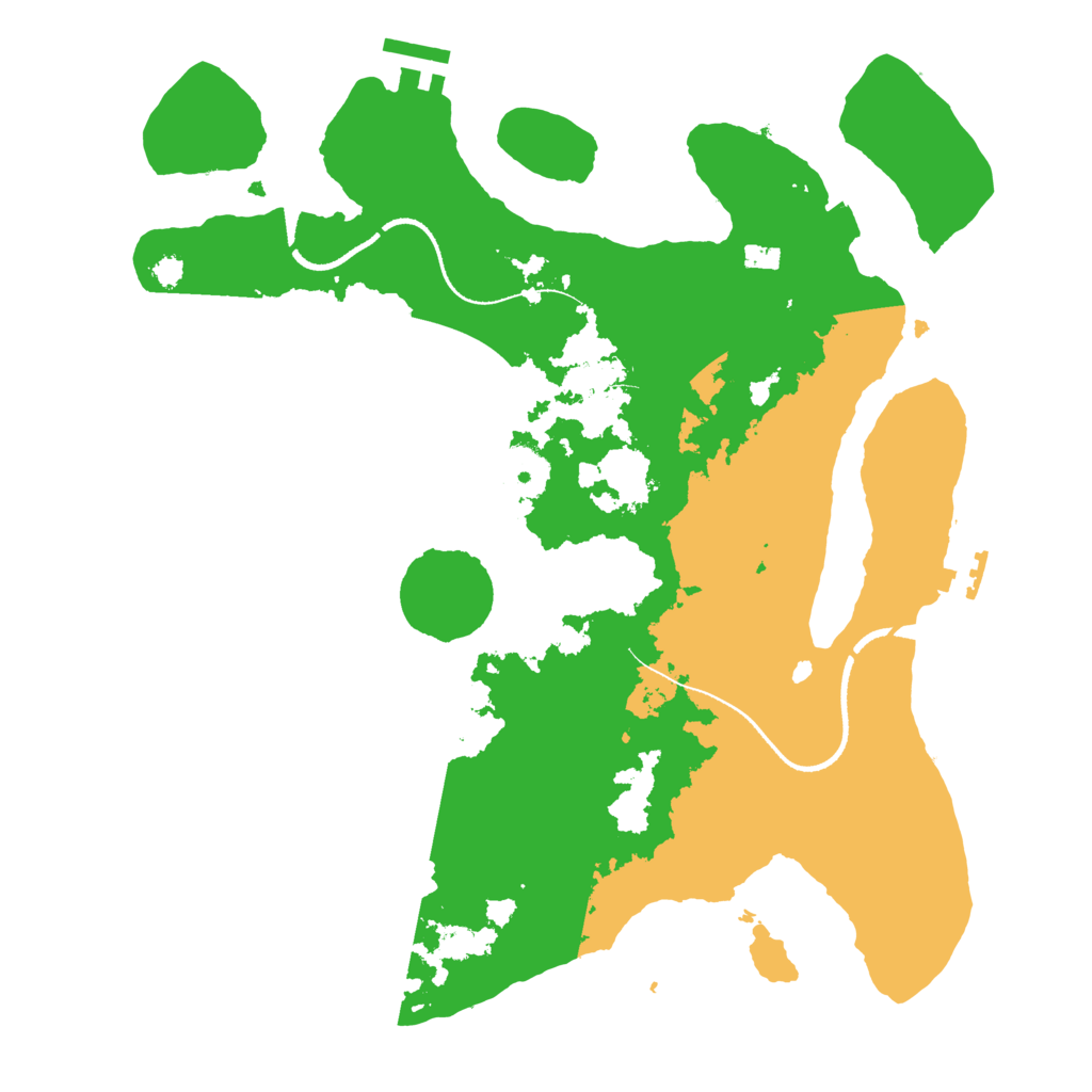 Biome Rust Map: Procedural Map, Size: 3300, Seed: 782