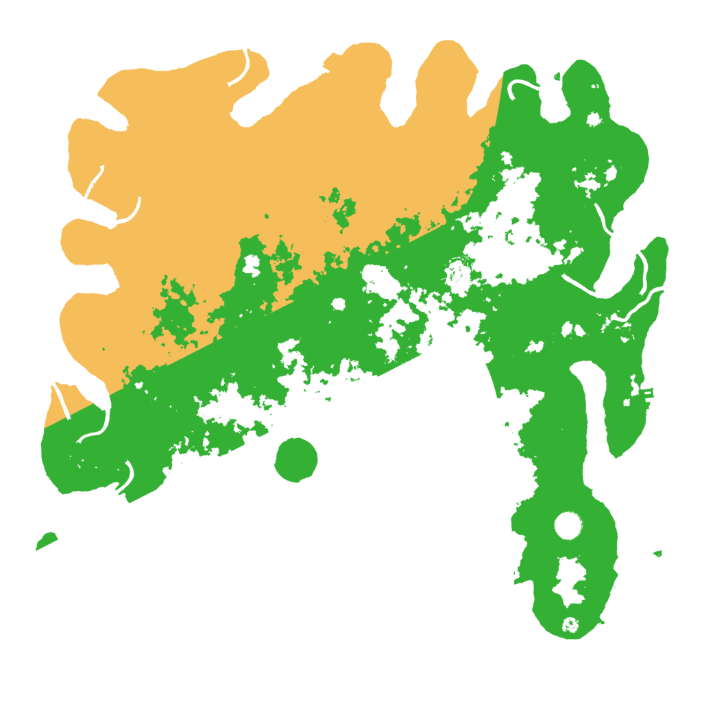 Biome Rust Map: Procedural Map, Size: 4500, Seed: 1263592463