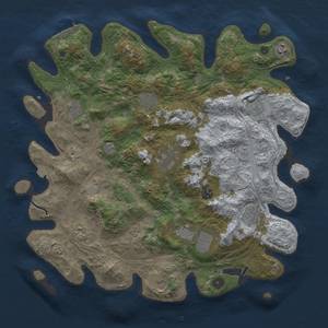 Thumbnail Rust Map: Procedural Map, Size: 4250, Seed: 287668117, 18 Monuments