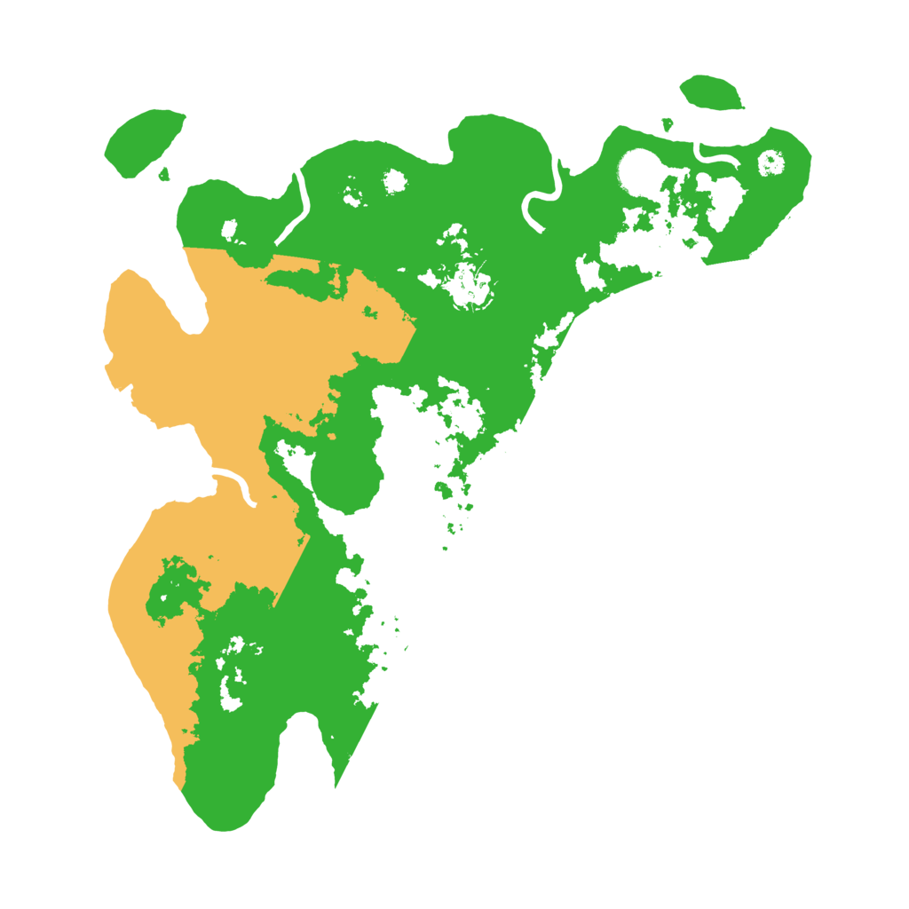 Biome Rust Map: Procedural Map, Size: 3500, Seed: 217768496