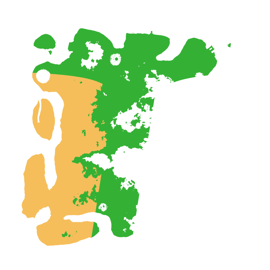Biome Rust Map: Procedural Map, Size: 3500, Seed: 1235132