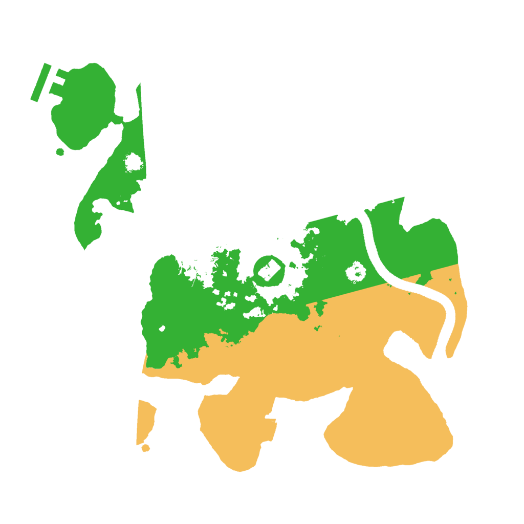 Biome Rust Map: Procedural Map, Size: 2700, Seed: 583276446