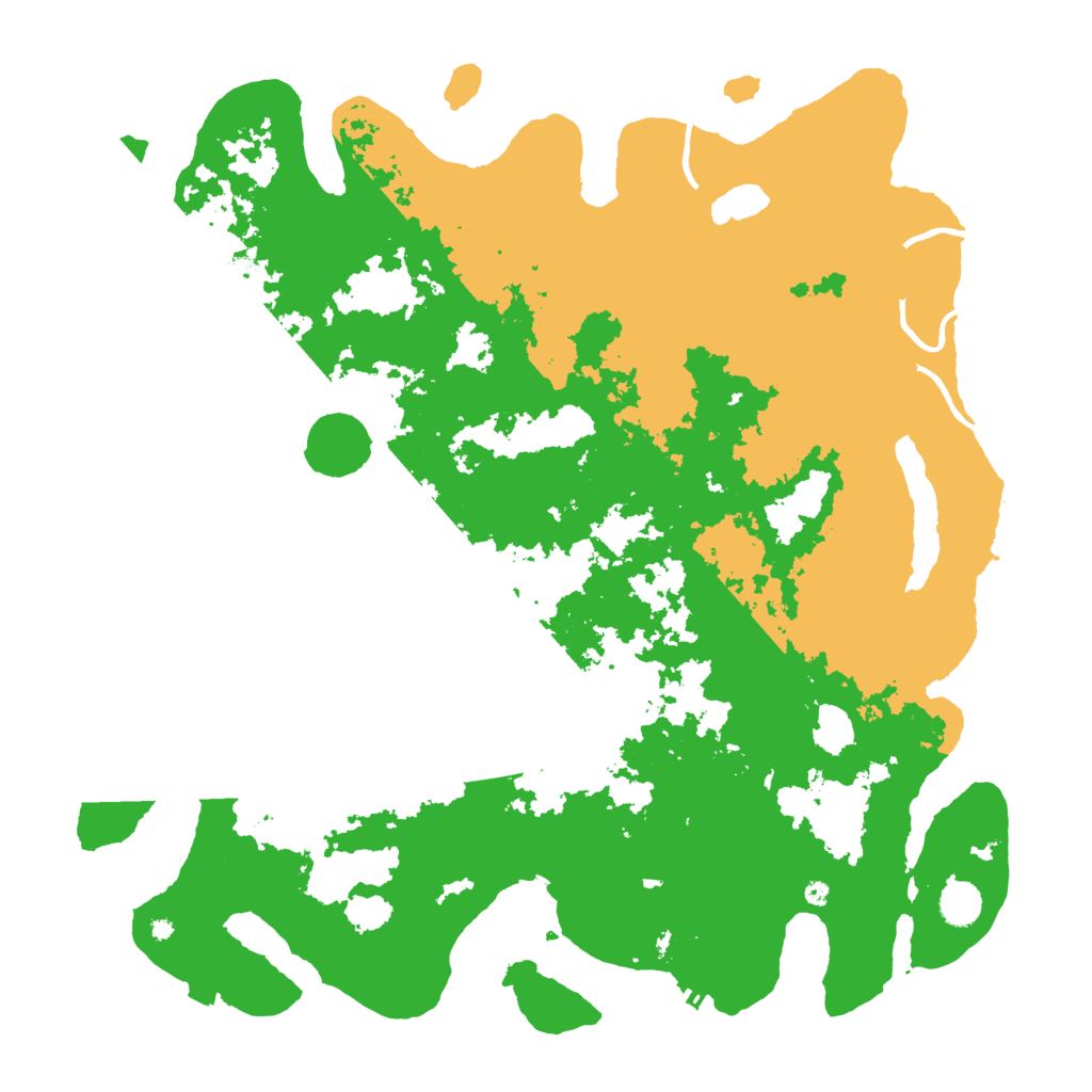 Biome Rust Map: Procedural Map, Size: 4600, Seed: 601020304