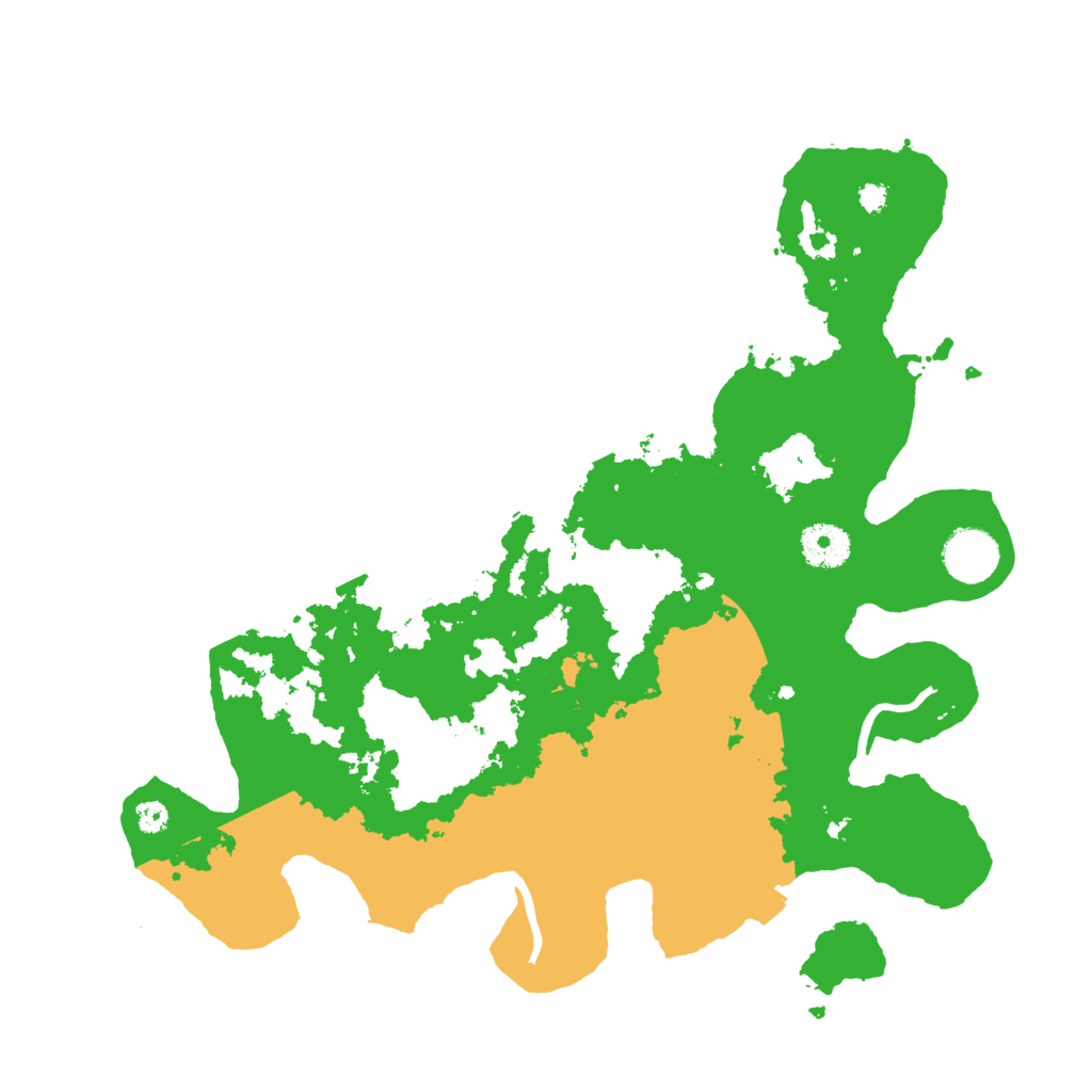 Biome Rust Map: Procedural Map, Size: 3500, Seed: 222555