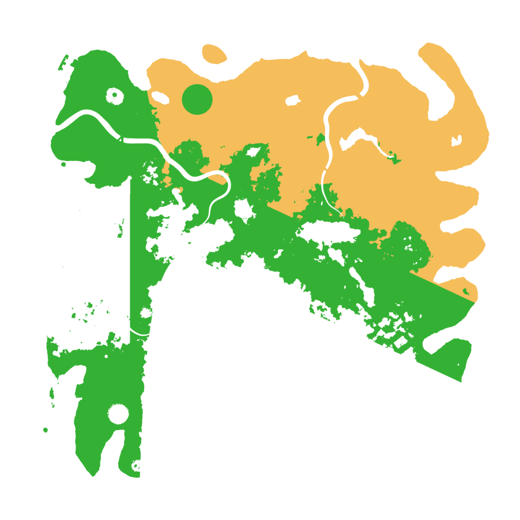 Biome Rust Map: Procedural Map, Size: 4500, Seed: 523563561