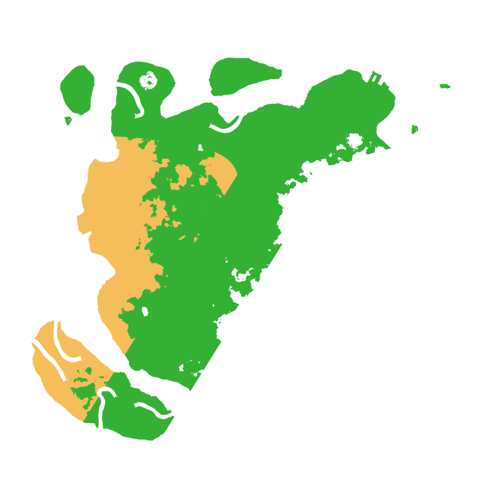Biome Rust Map: Procedural Map, Size: 3000, Seed: 1623455