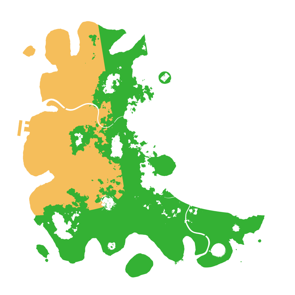 Biome Rust Map: Procedural Map, Size: 3800, Seed: 5554080