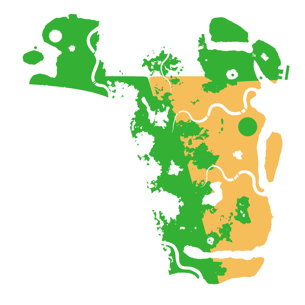 Biome Rust Map: Procedural Map, Size: 4250, Seed: 6521