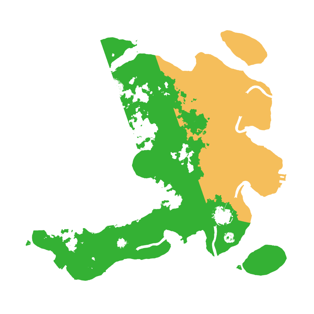 Biome Rust Map: Procedural Map, Size: 3000, Seed: 28714