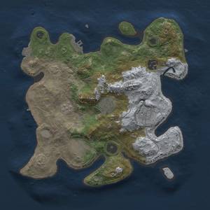 Thumbnail Rust Map: Procedural Map, Size: 3000, Seed: 1896474161, 12 Monuments