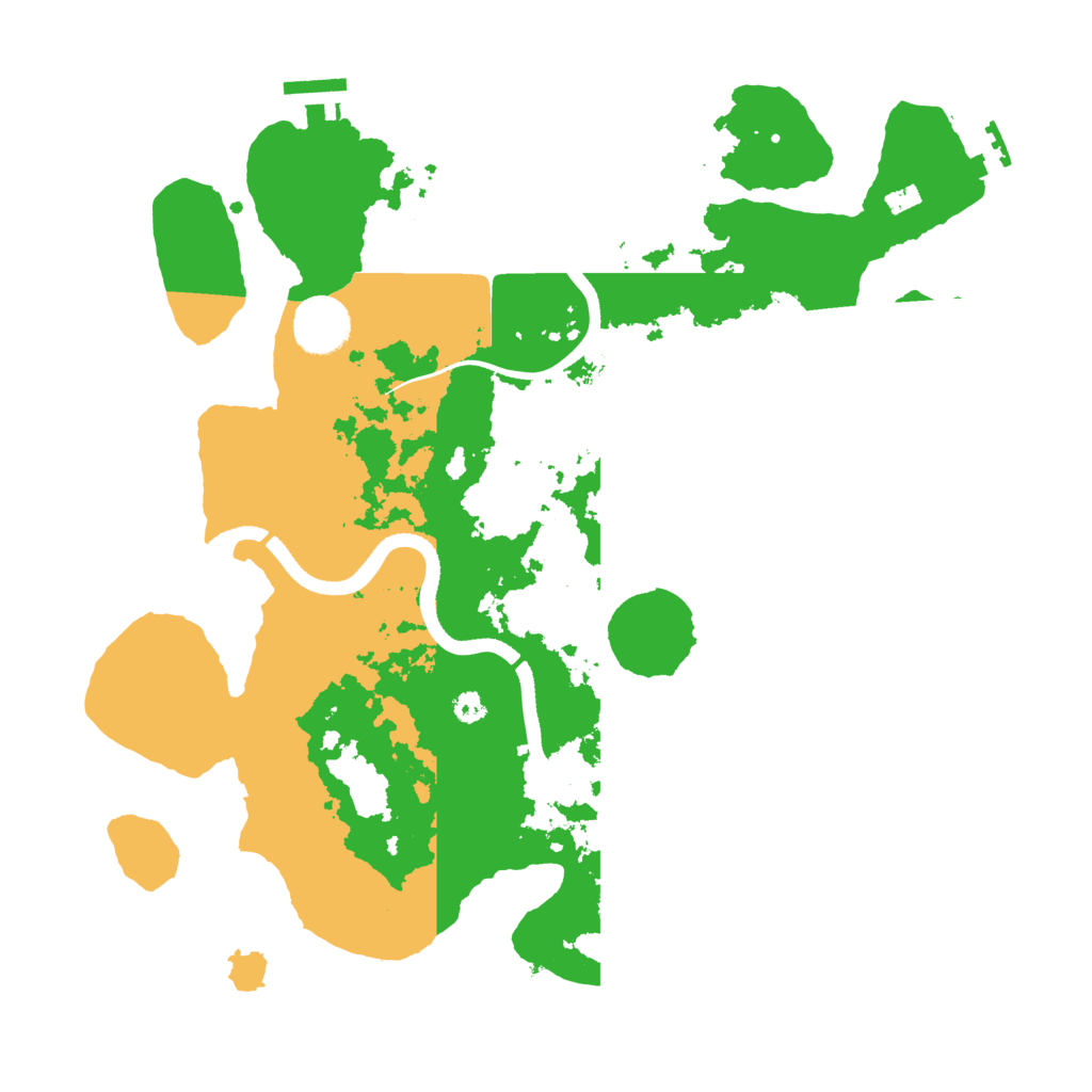 Biome Rust Map: Procedural Map, Size: 3500, Seed: 1360922622