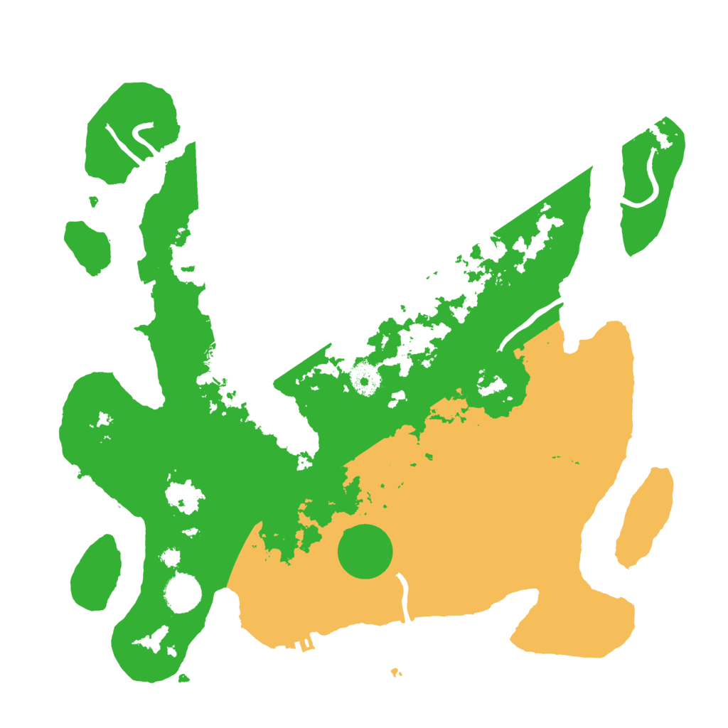 Biome Rust Map: Procedural Map, Size: 3500, Seed: 990282