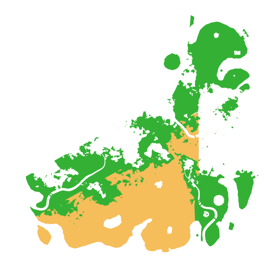 Biome Rust Map: Procedural Map, Size: 4500, Seed: 1115554683
