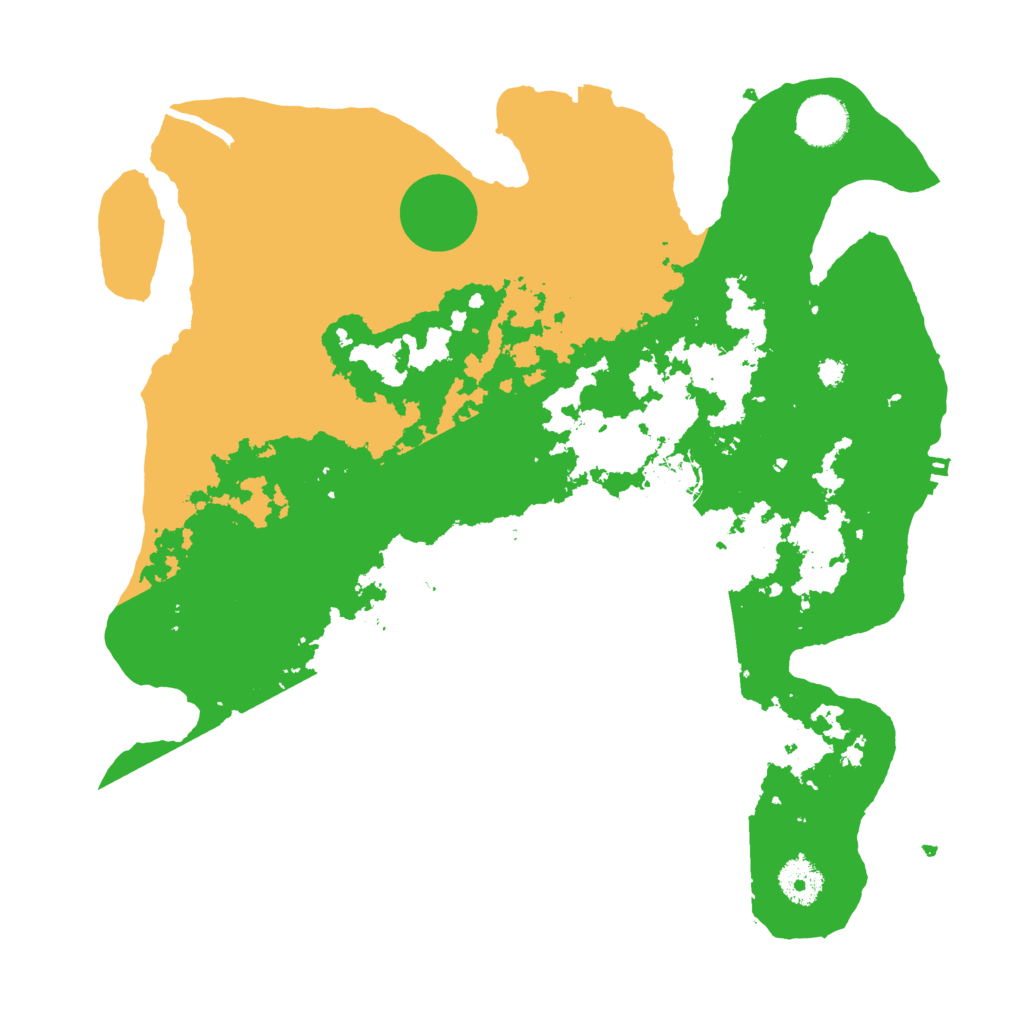 Biome Rust Map: Procedural Map, Size: 3500, Seed: 851967406