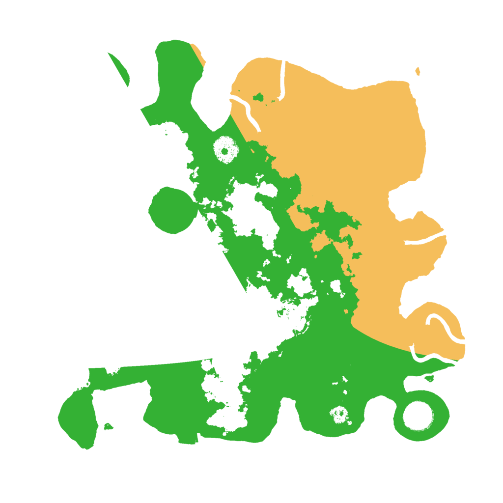 Biome Rust Map: Procedural Map, Size: 3000, Seed: 8640
