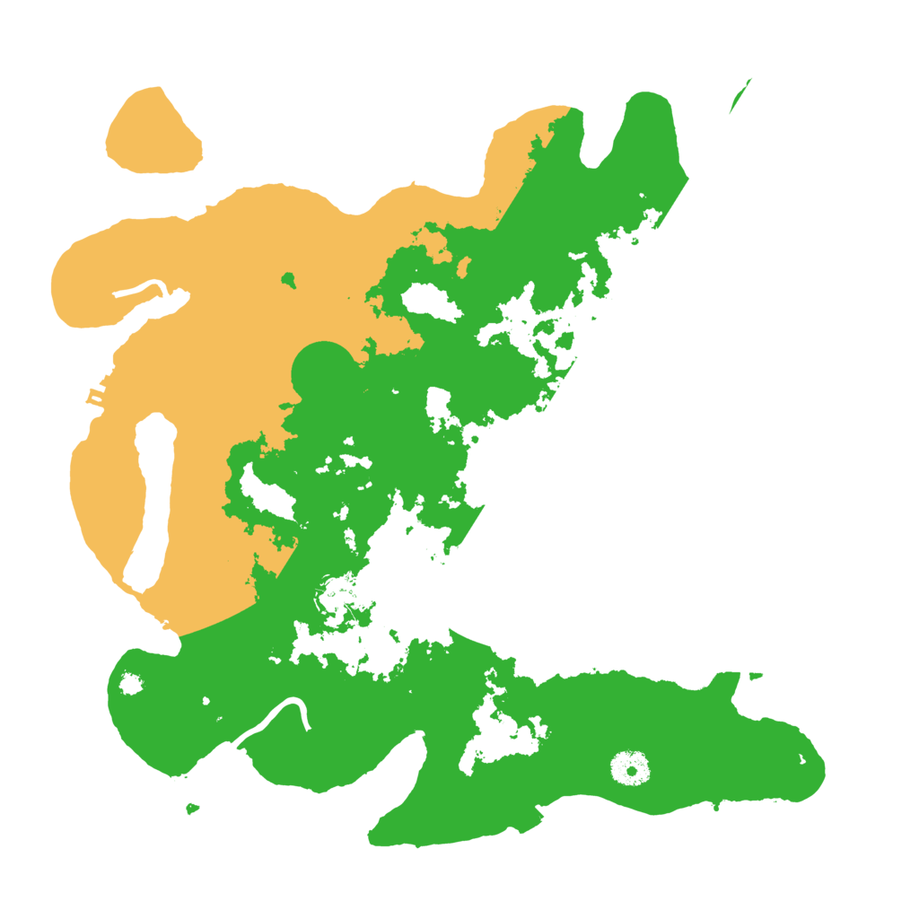 Biome Rust Map: Procedural Map, Size: 3700, Seed: 118231835