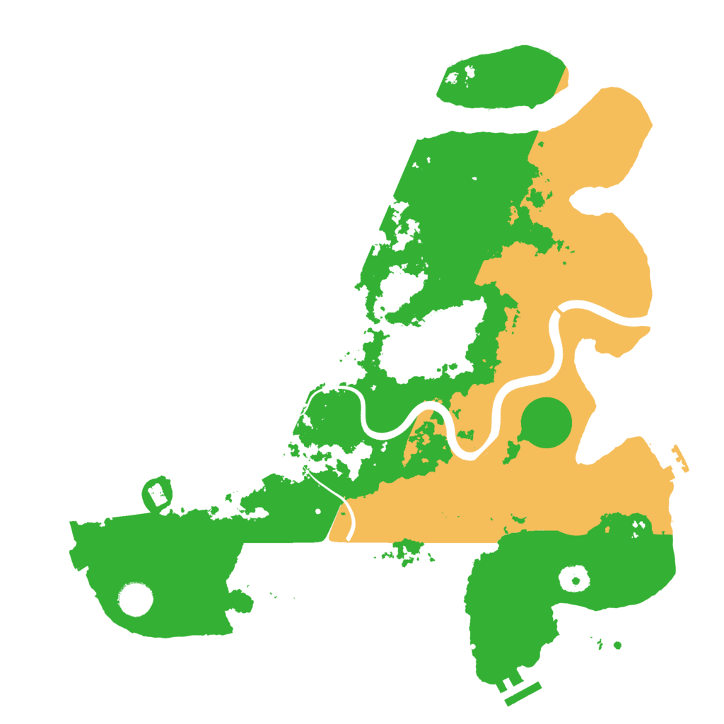 Biome Rust Map: Procedural Map, Size: 3750, Seed: 594902504