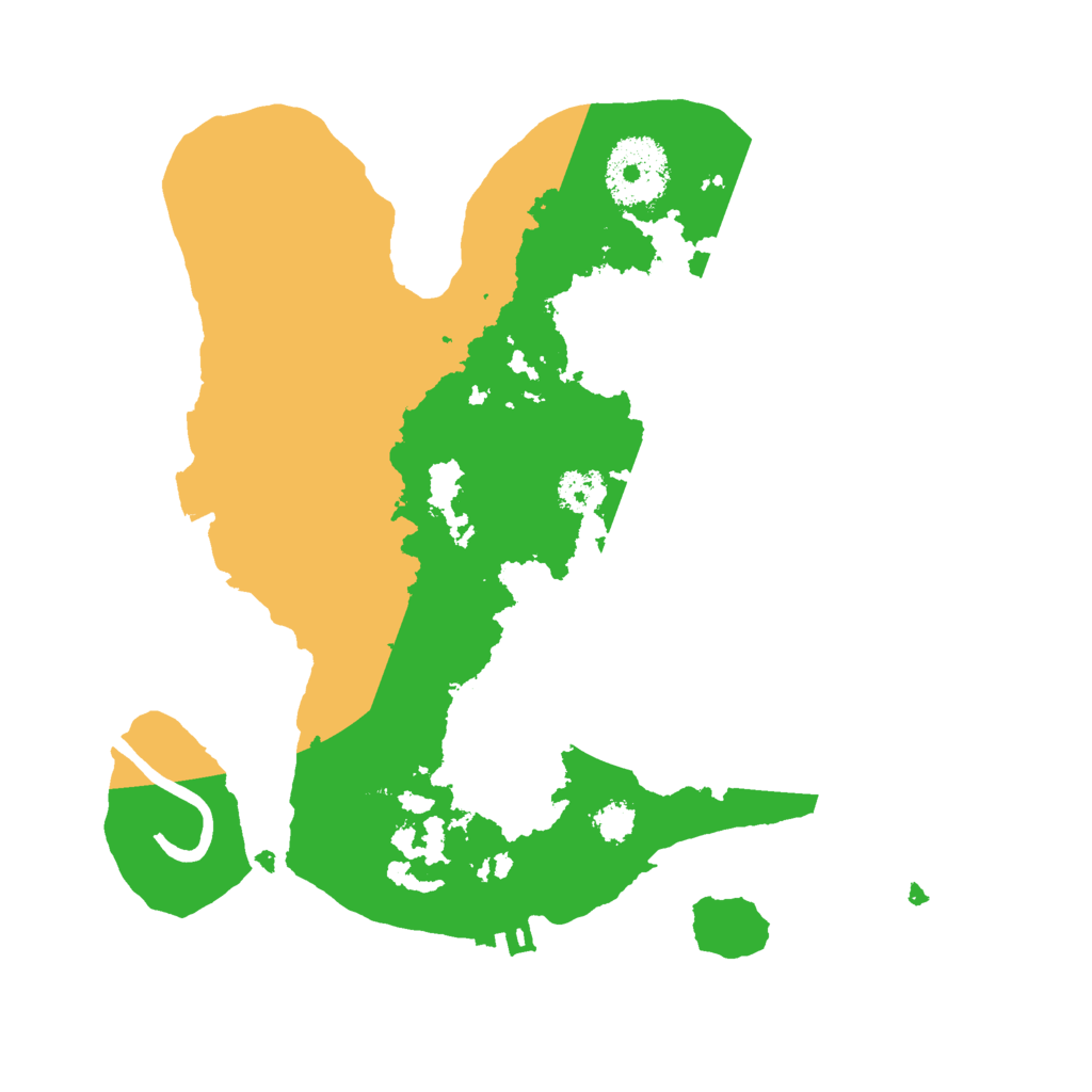 Biome Rust Map: Procedural Map, Size: 2500, Seed: 1212121212