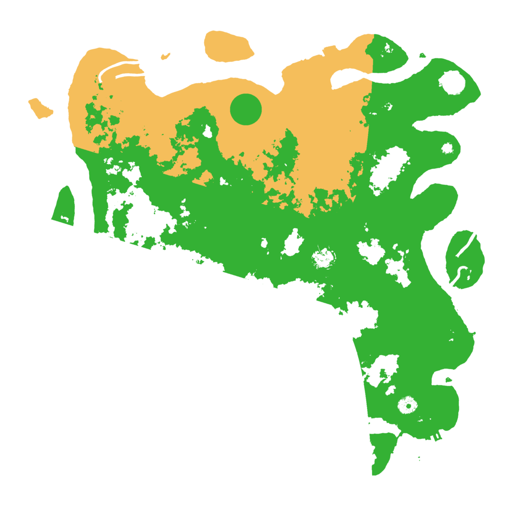 Biome Rust Map: Procedural Map, Size: 4250, Seed: 284609215