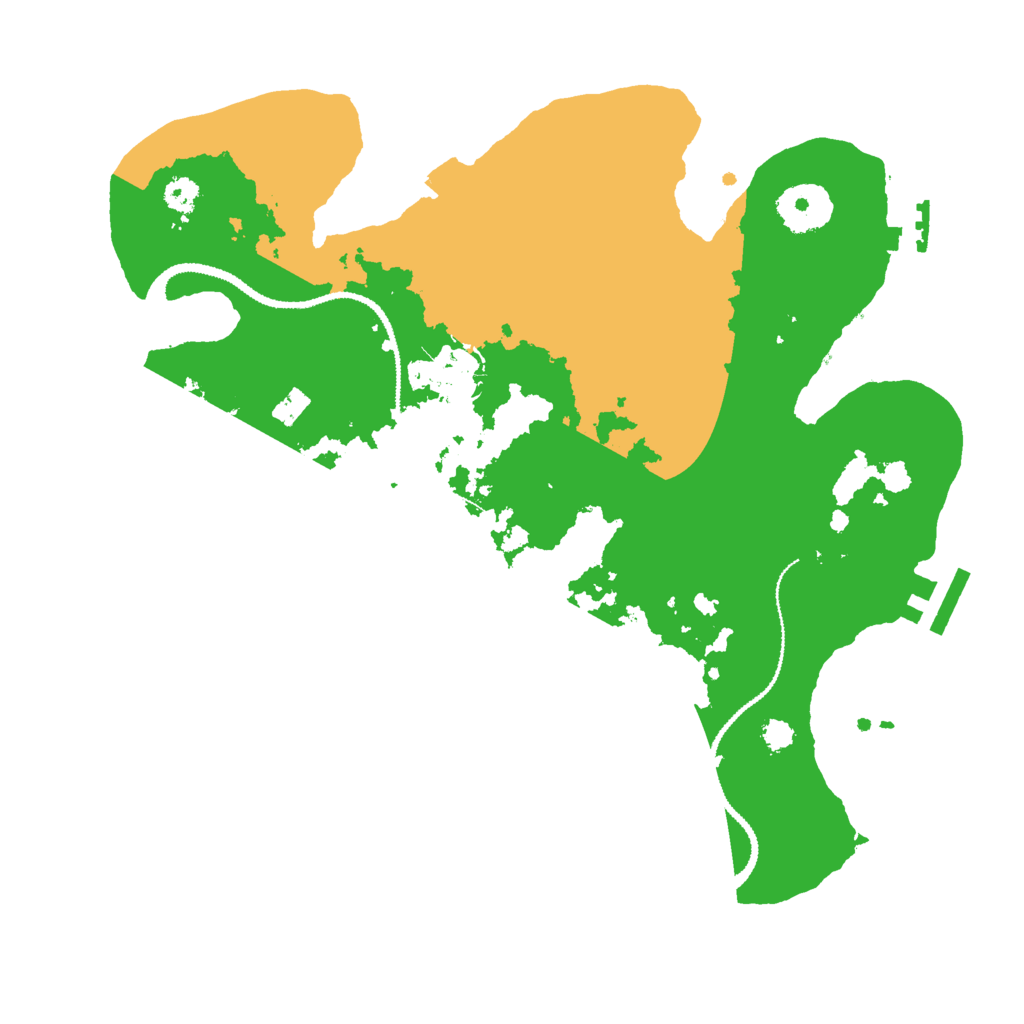 Biome Rust Map: Procedural Map, Size: 3000, Seed: 5526