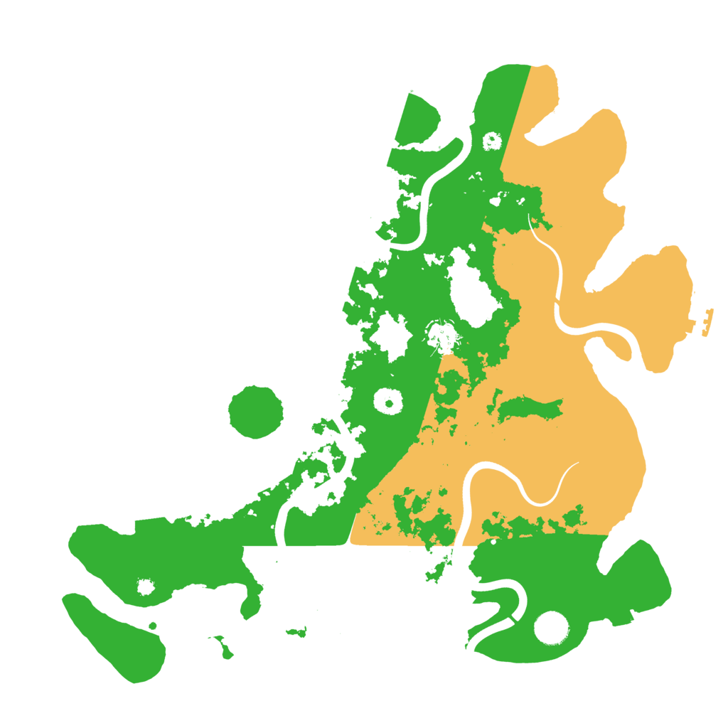Biome Rust Map: Procedural Map, Size: 3850, Seed: 32588