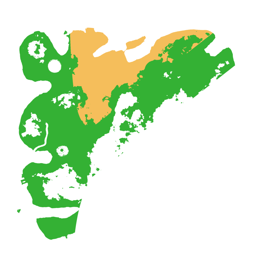 Biome Rust Map: Procedural Map, Size: 3500, Seed: 867019858