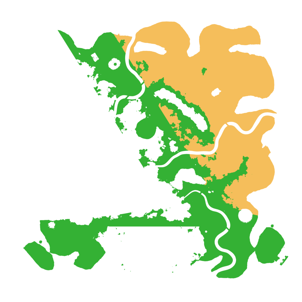 Biome Rust Map: Procedural Map, Size: 4000, Seed: 72032235