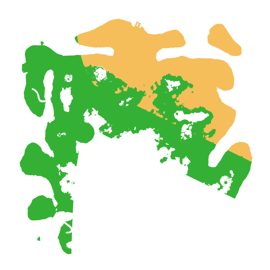 Biome Rust Map: Procedural Map, Size: 3500, Seed: 340128707