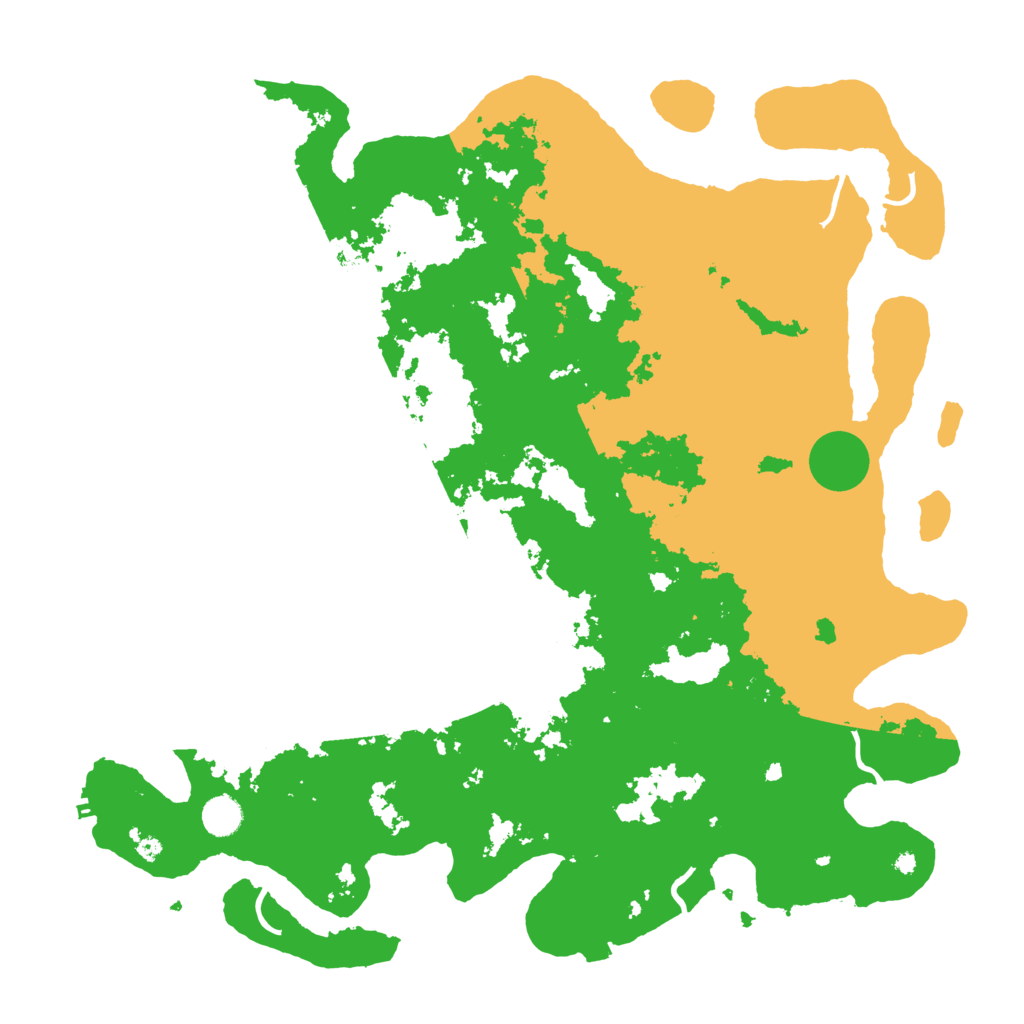 Biome Rust Map: Procedural Map, Size: 4500, Seed: 358358082