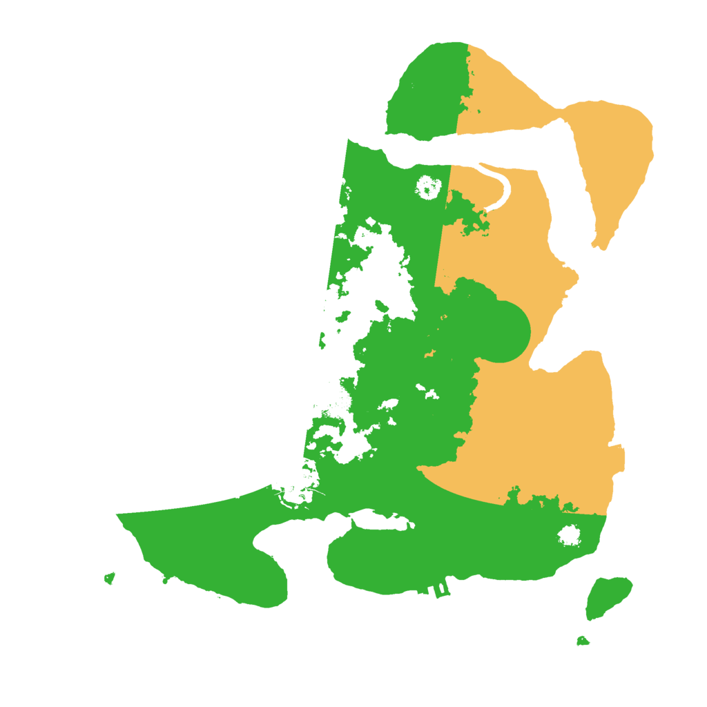 Biome Rust Map: Procedural Map, Size: 3000, Seed: 1391765975