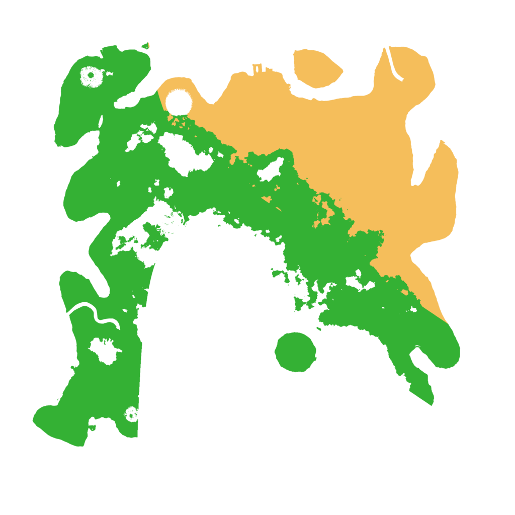 Biome Rust Map: Procedural Map, Size: 3500, Seed: 287682315