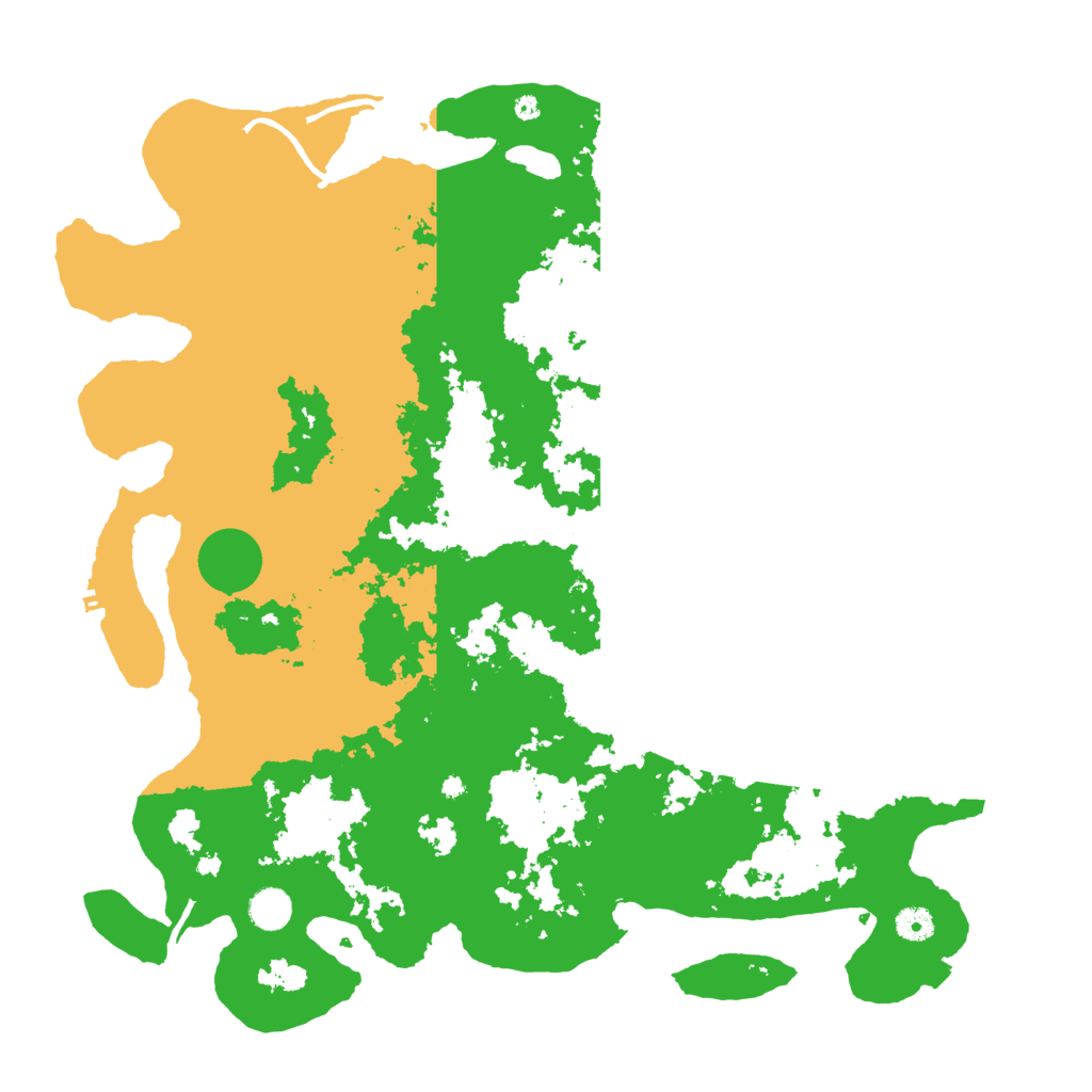 Biome Rust Map: Procedural Map, Size: 4500, Seed: 1217042456