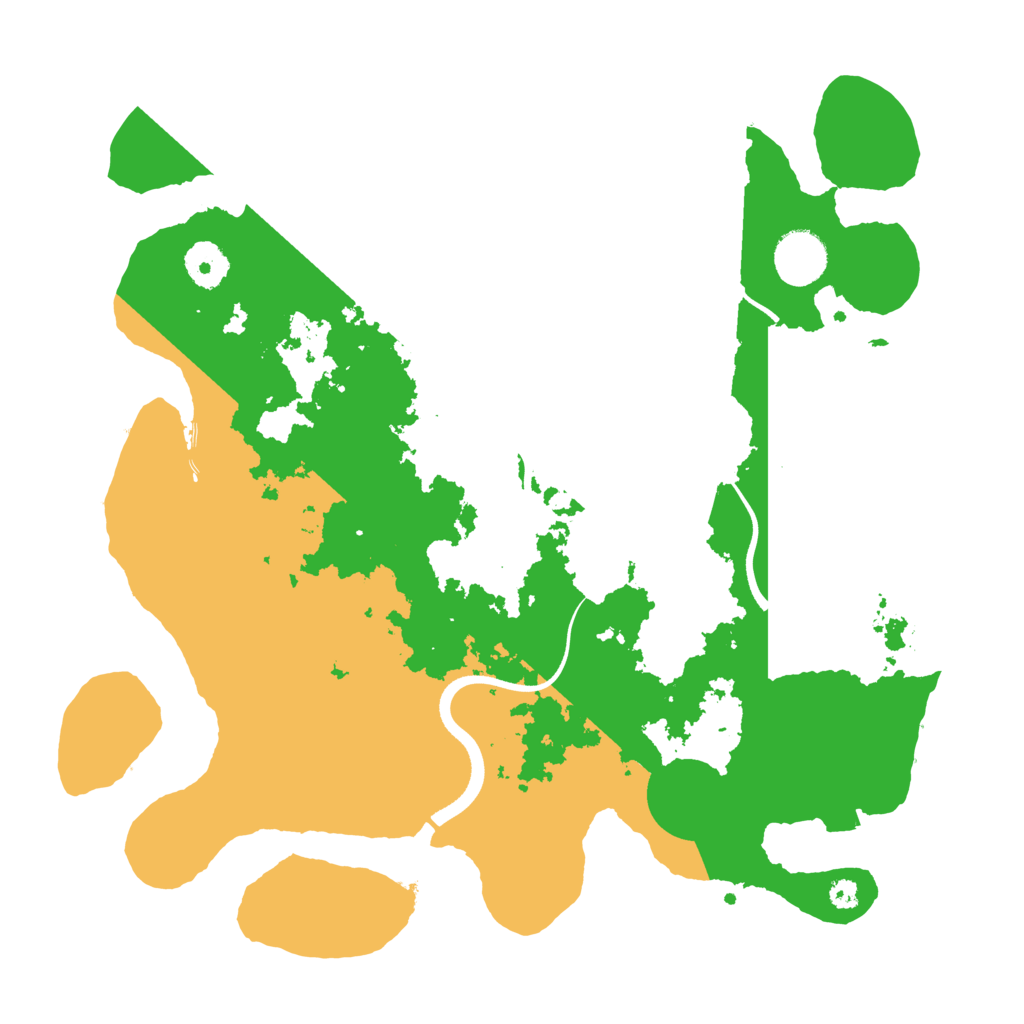 Biome Rust Map: Procedural Map, Size: 3500, Seed: 1593637509