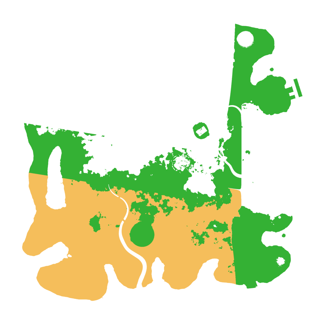 Biome Rust Map: Procedural Map, Size: 3500, Seed: 1316633009