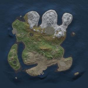 Thumbnail Rust Map: Procedural Map, Size: 2250, Seed: 712372551, 7 Monuments