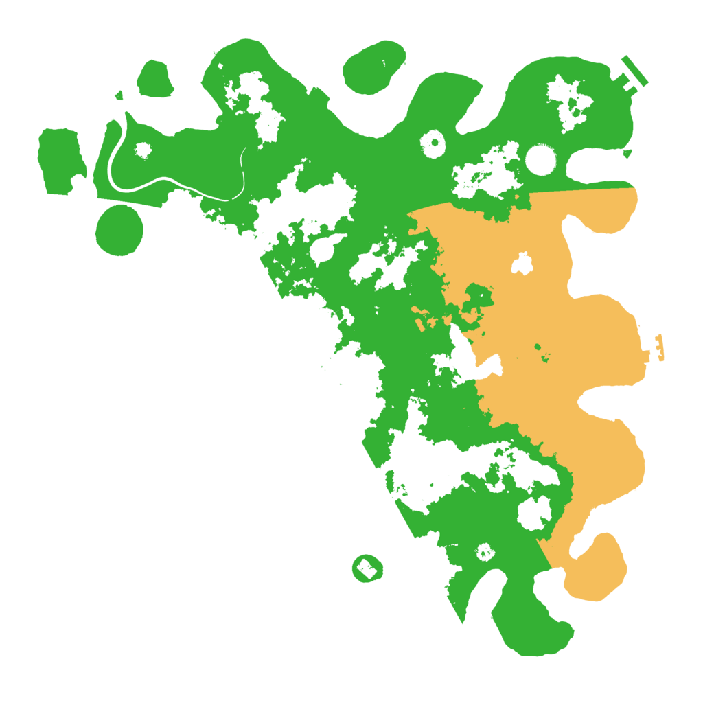 Biome Rust Map: Procedural Map, Size: 4000, Seed: 8231987