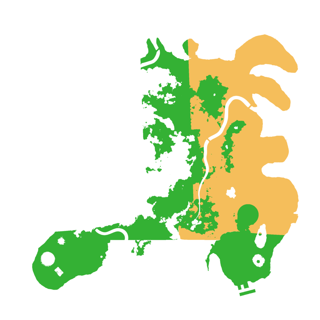 Biome Rust Map: Procedural Map, Size: 4000, Seed: 1545517270
