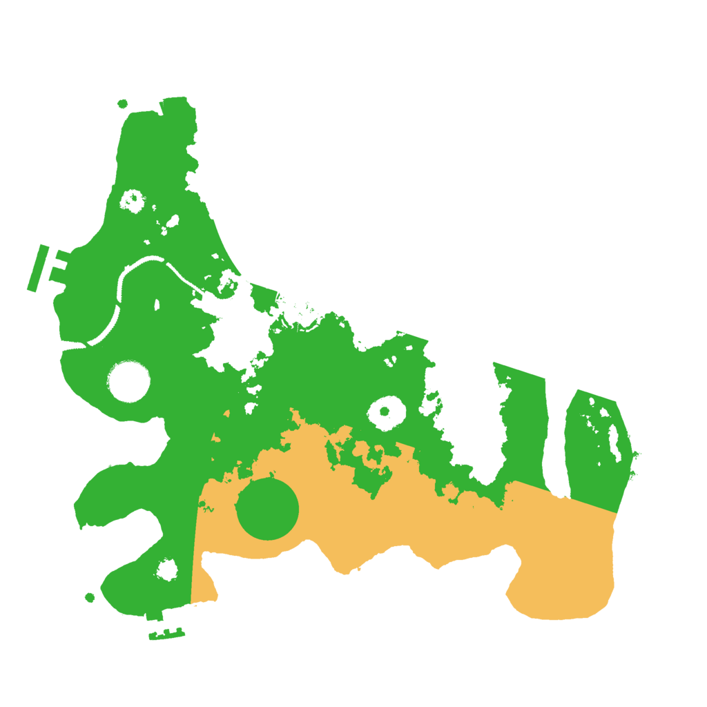 Biome Rust Map: Procedural Map, Size: 3000, Seed: 52282