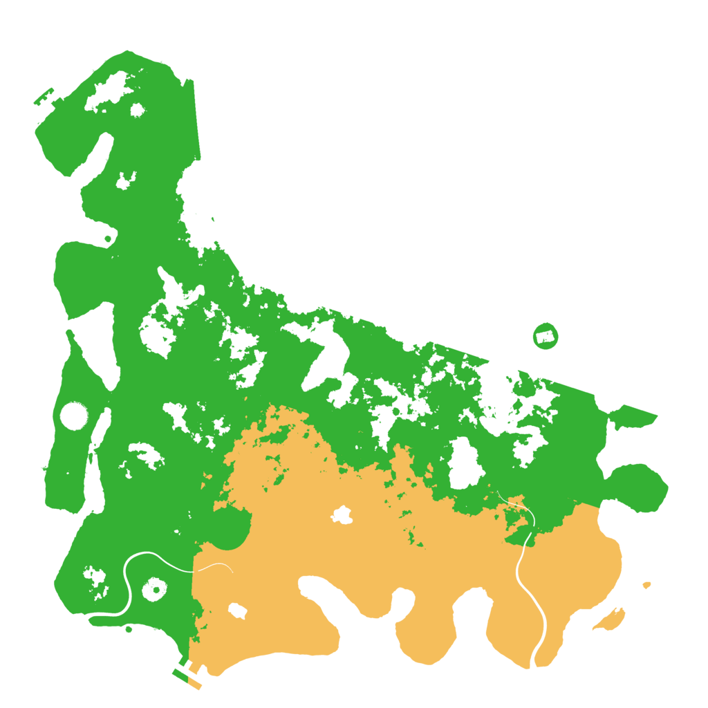 Biome Rust Map: Procedural Map, Size: 4500, Seed: 20240406