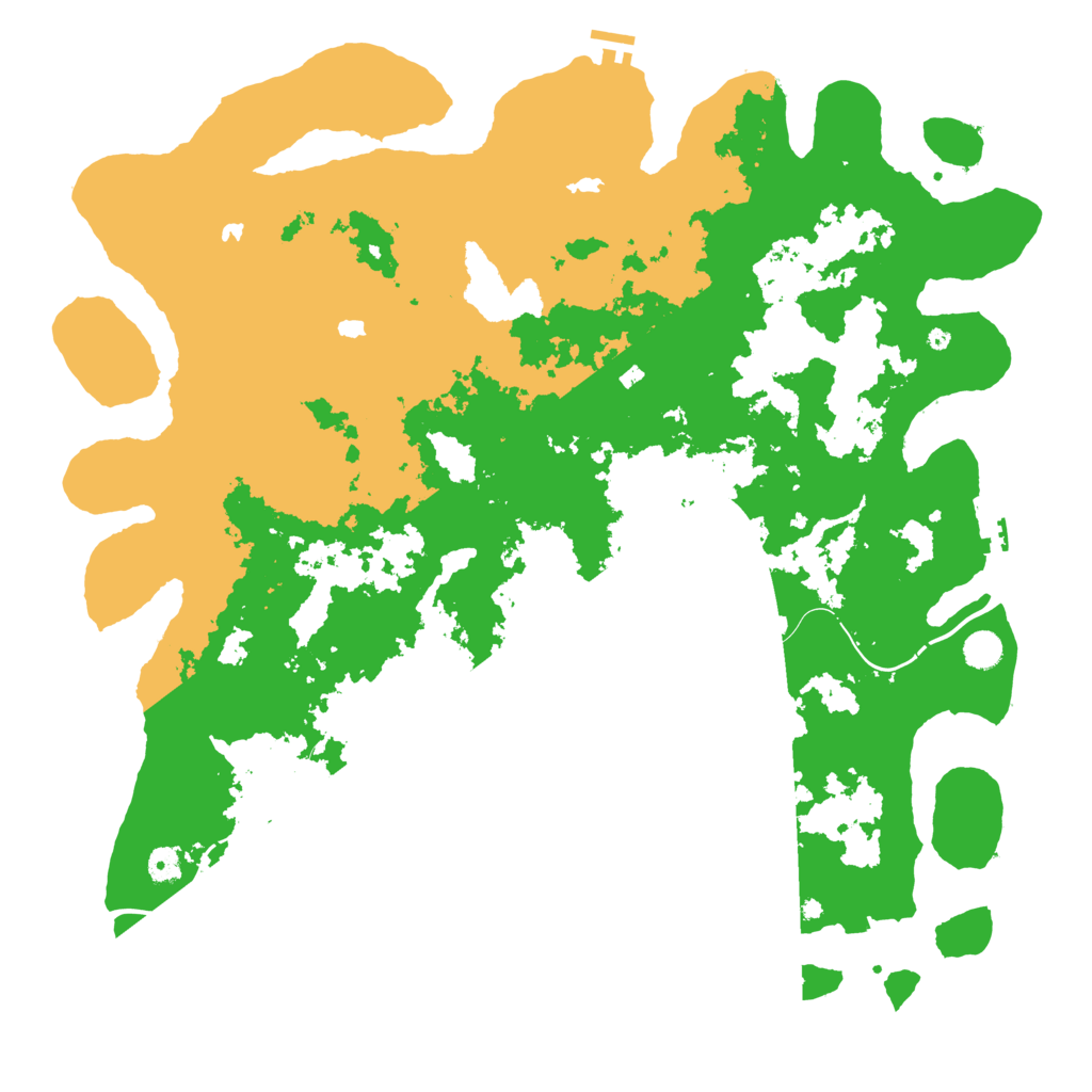 Biome Rust Map: Procedural Map, Size: 5000, Seed: 1791914342