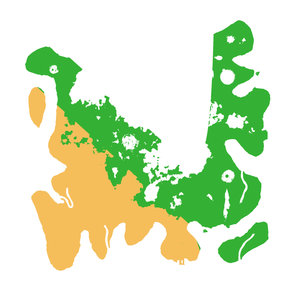 Biome Rust Map: Procedural Map, Size: 3500, Seed: 499015662