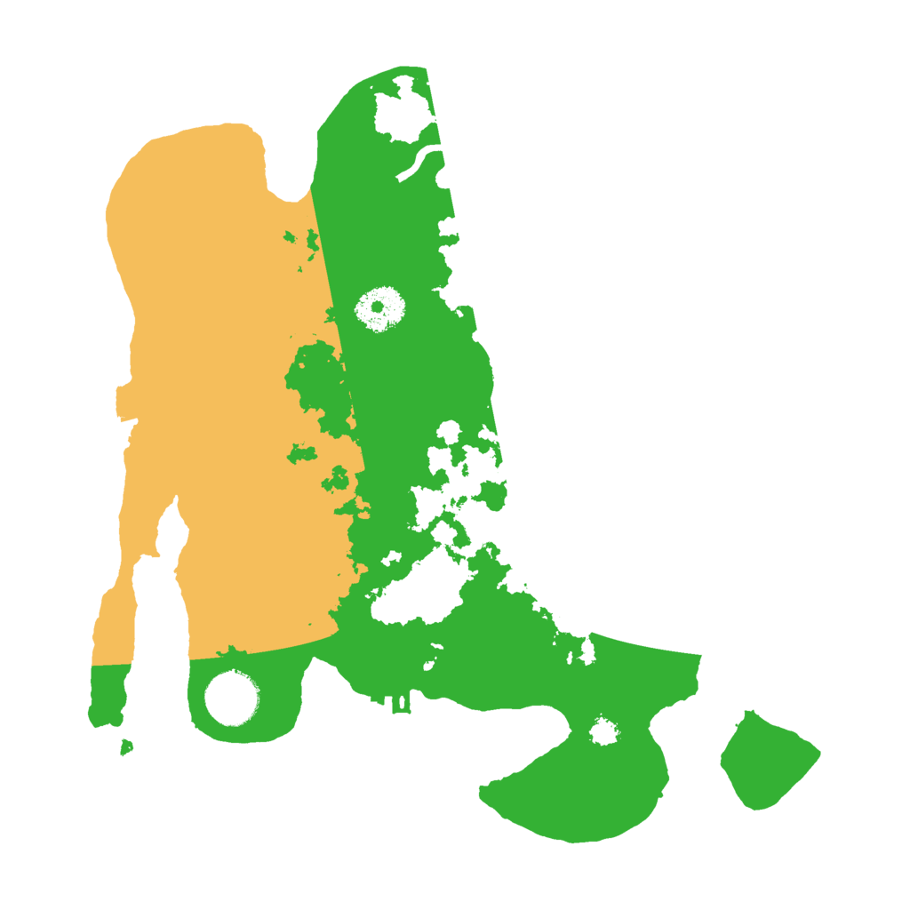 Biome Rust Map: Procedural Map, Size: 3000, Seed: 29960