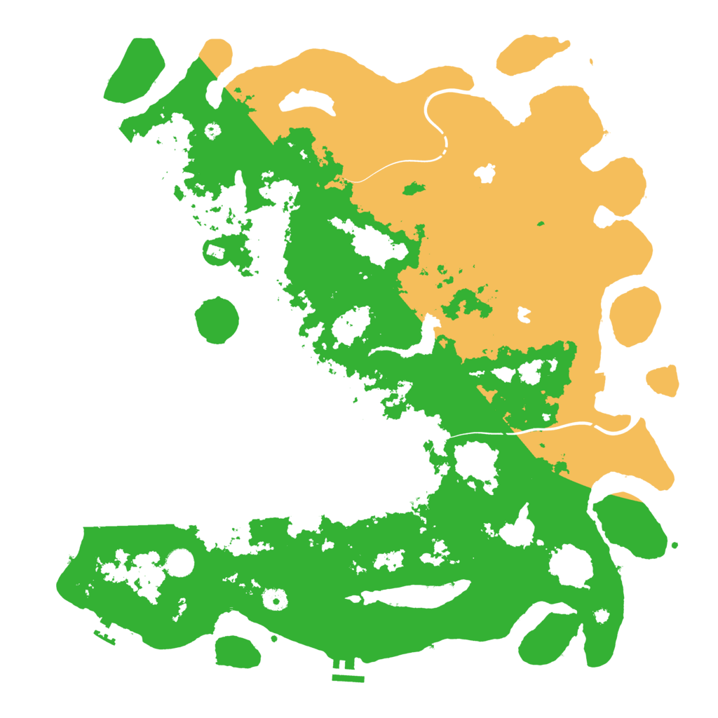 Biome Rust Map: Procedural Map, Size: 4500, Seed: 4042024