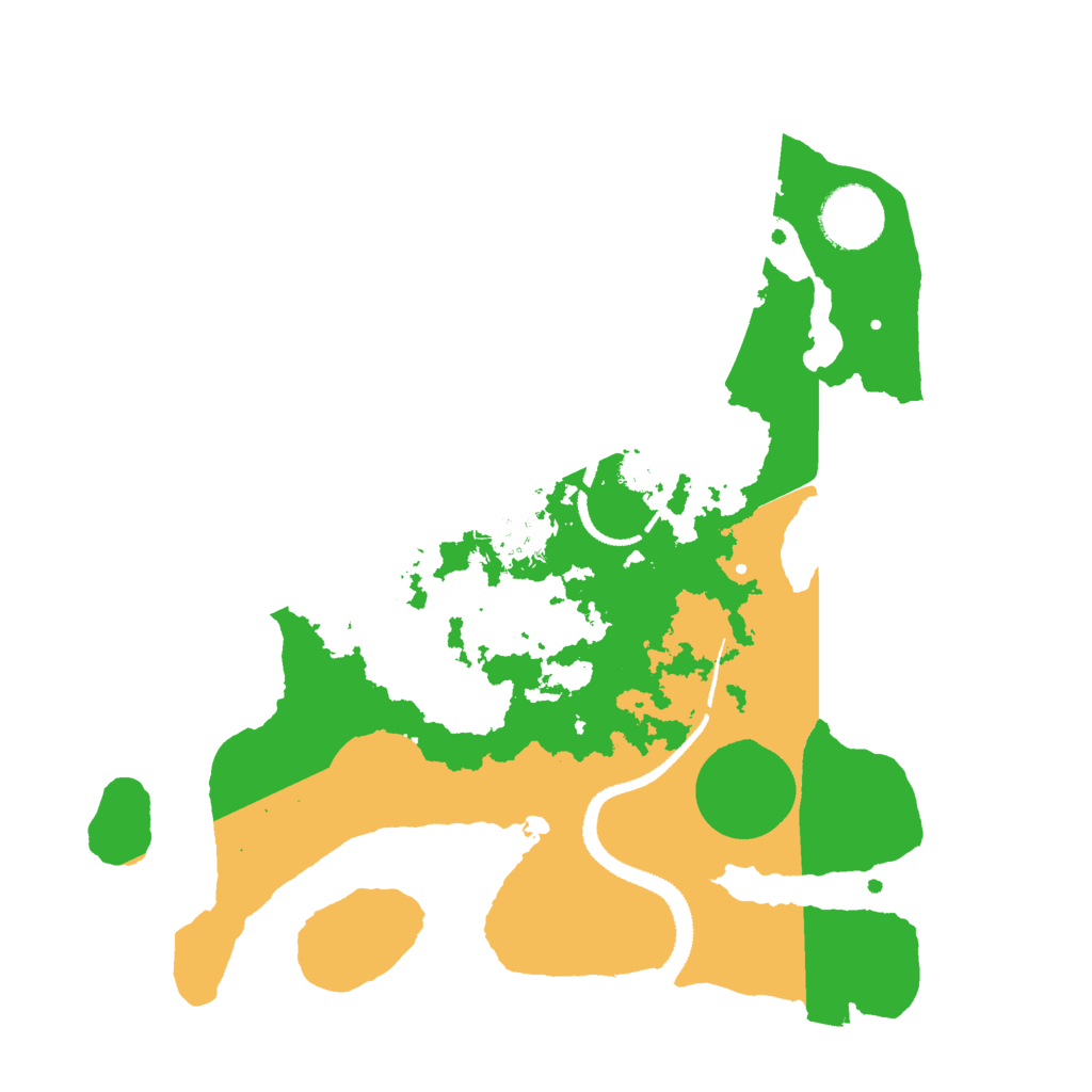 Biome Rust Map: Procedural Map, Size: 3000, Seed: 534632318